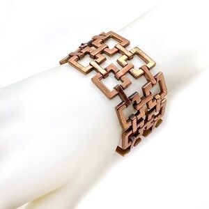 Renoir Vintage Copper Square Link Bracelet Midcentury Modern